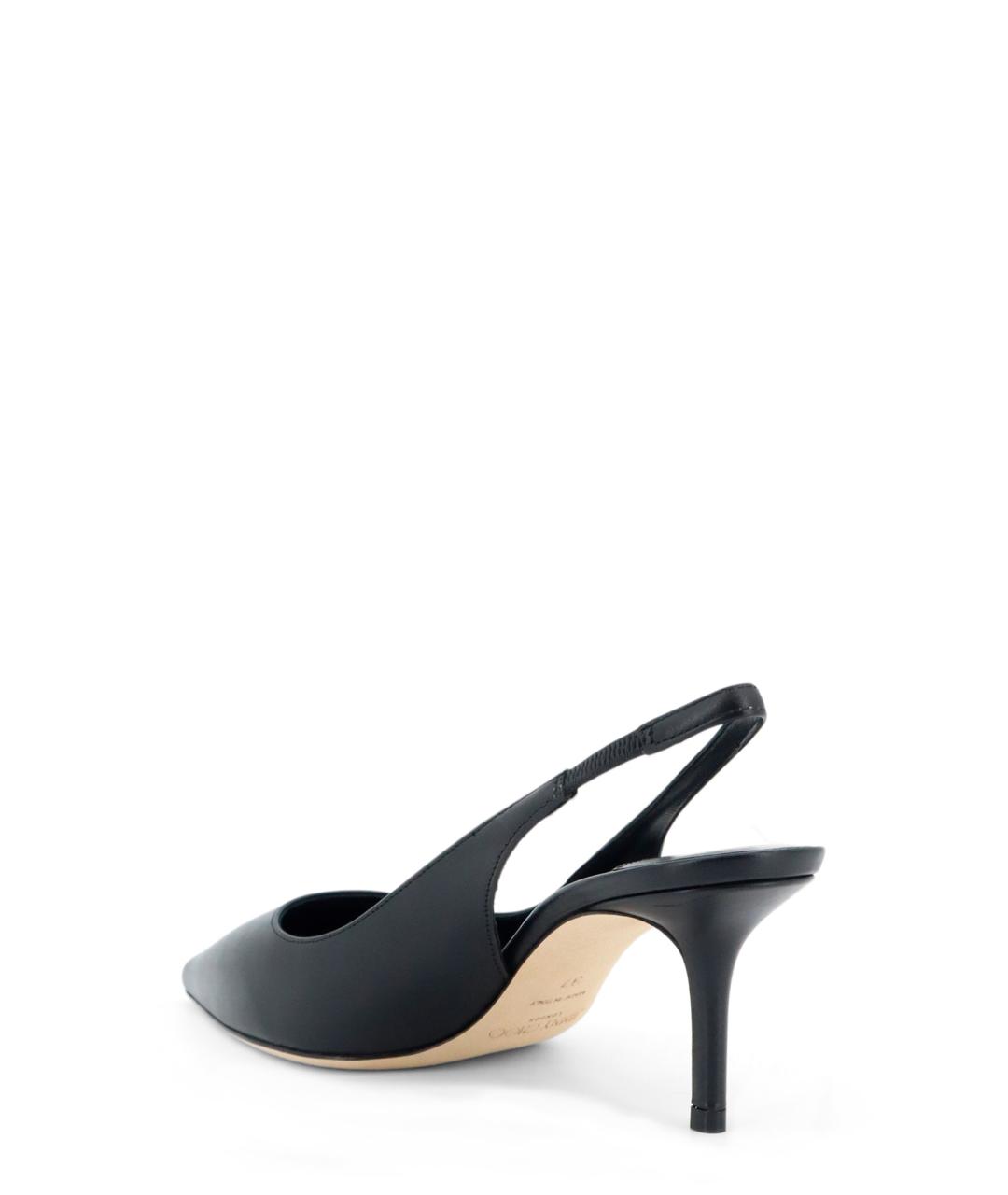 JIMMY CHOO Черные кожаные туфли, фото 3