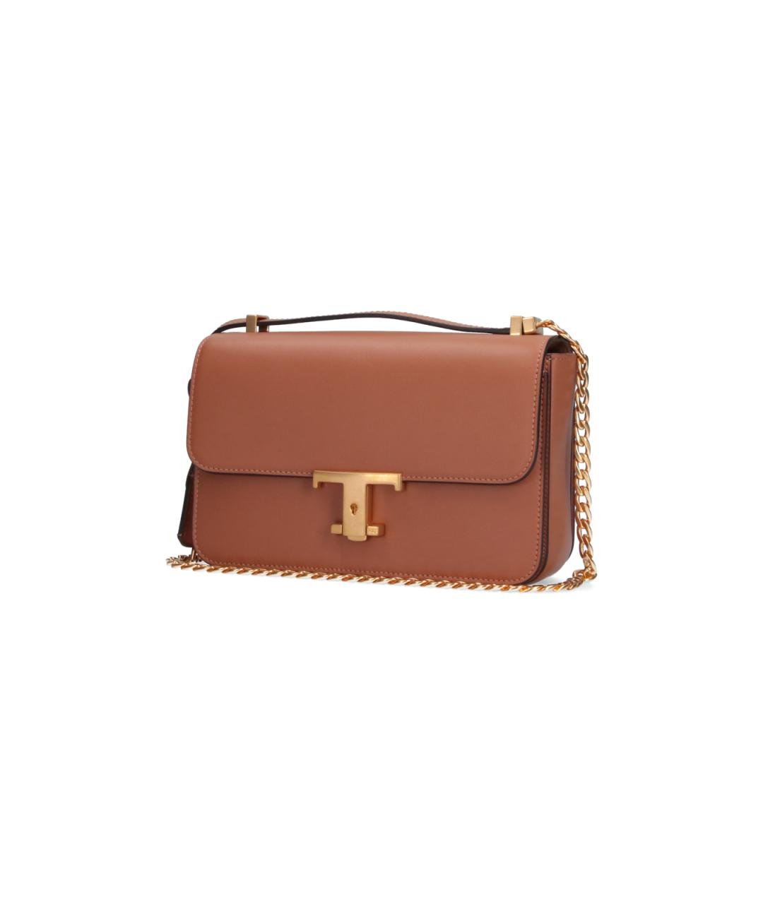TOD'S Коричневая кожаная сумка через плечо, фото 2
