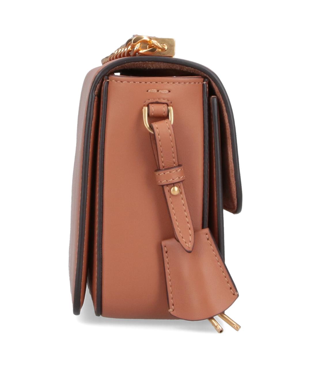 TOD'S Коричневая кожаная сумка через плечо, фото 5