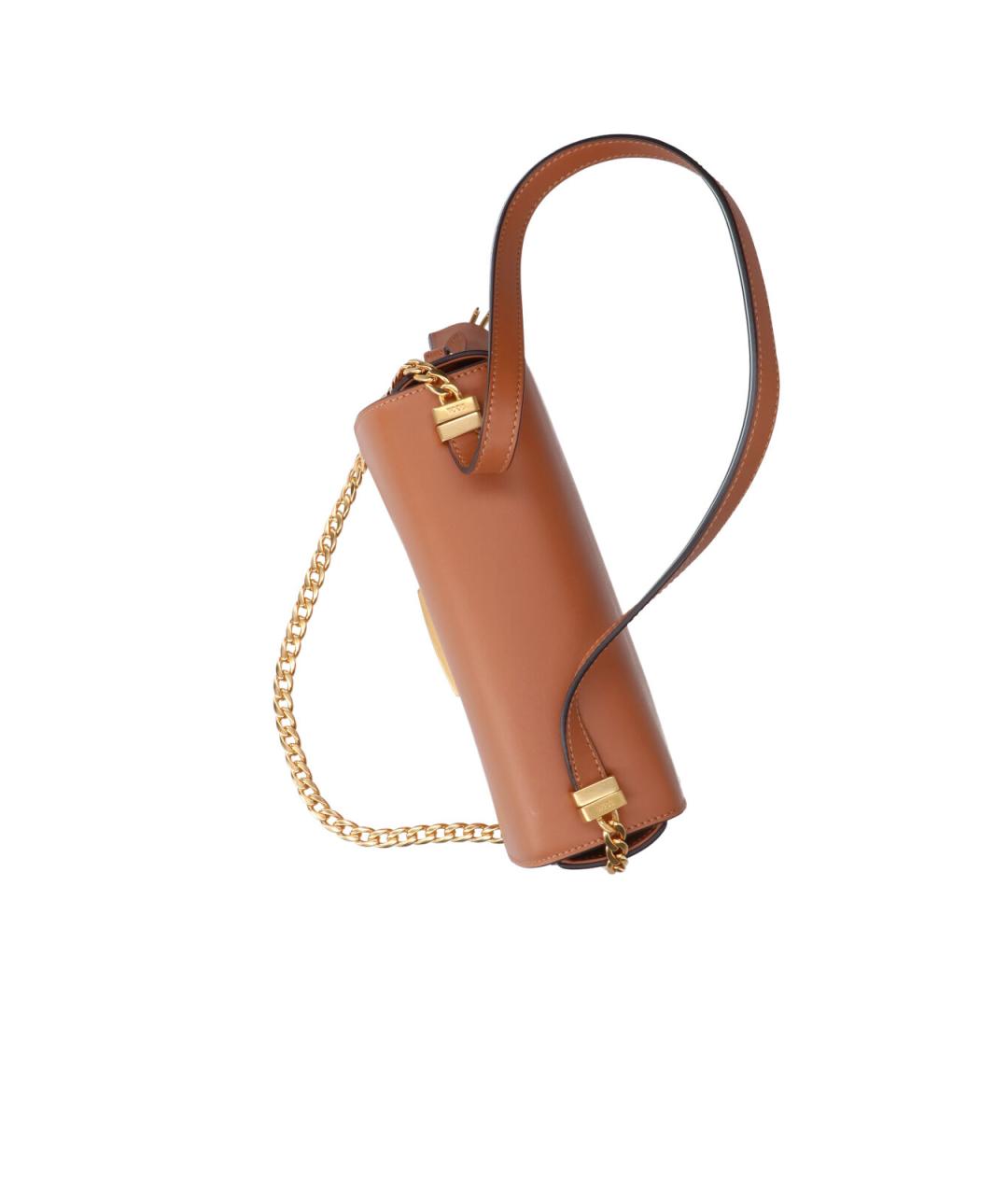 TOD'S Коричневая кожаная сумка через плечо, фото 4