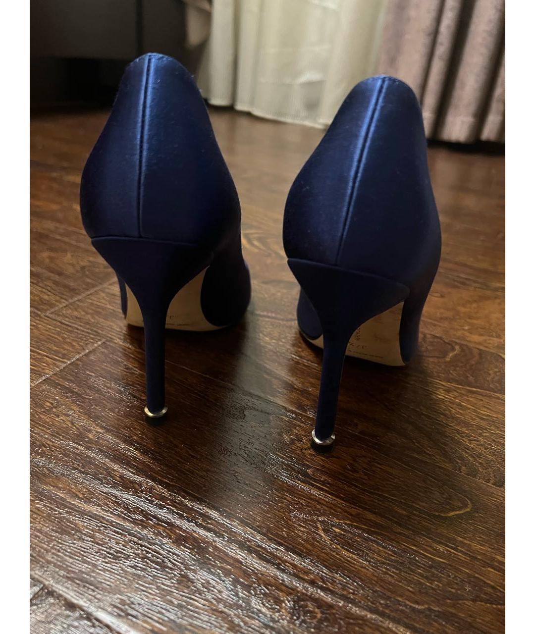 MANOLO BLAHNIK Синие туфли, фото 4