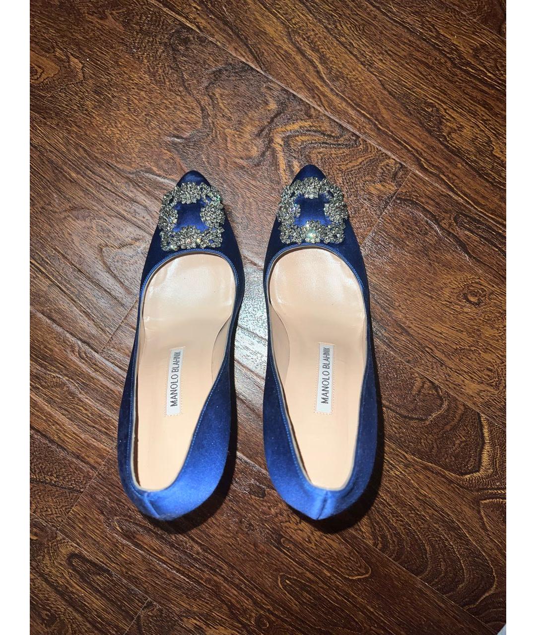 MANOLO BLAHNIK Синие туфли, фото 3
