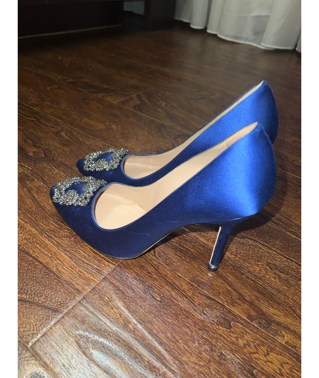 MANOLO BLAHNIK Синие туфли, фото 9