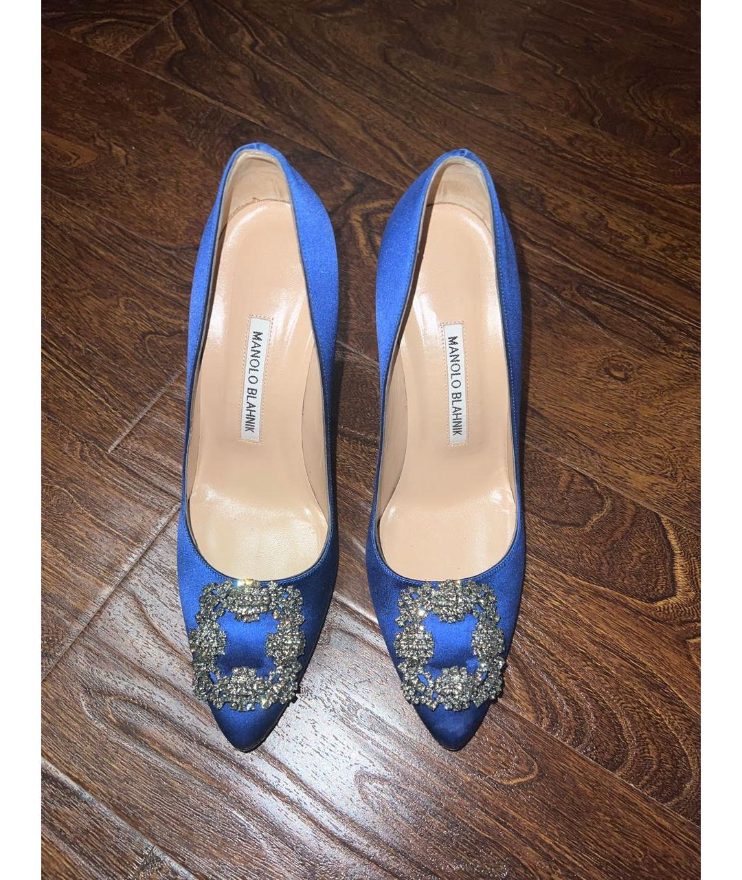MANOLO BLAHNIK Синие туфли, фото 2