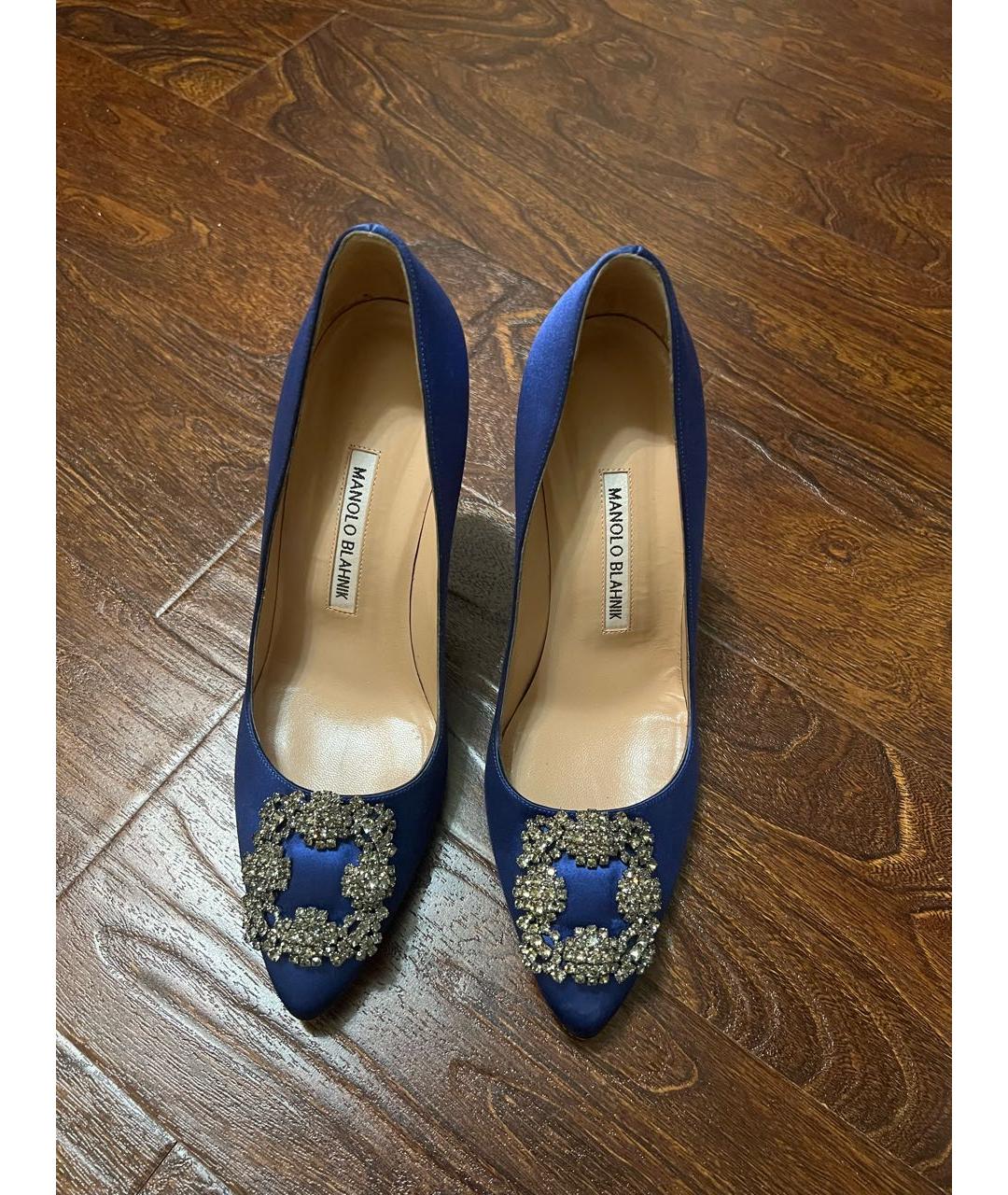 MANOLO BLAHNIK Синие туфли, фото 8