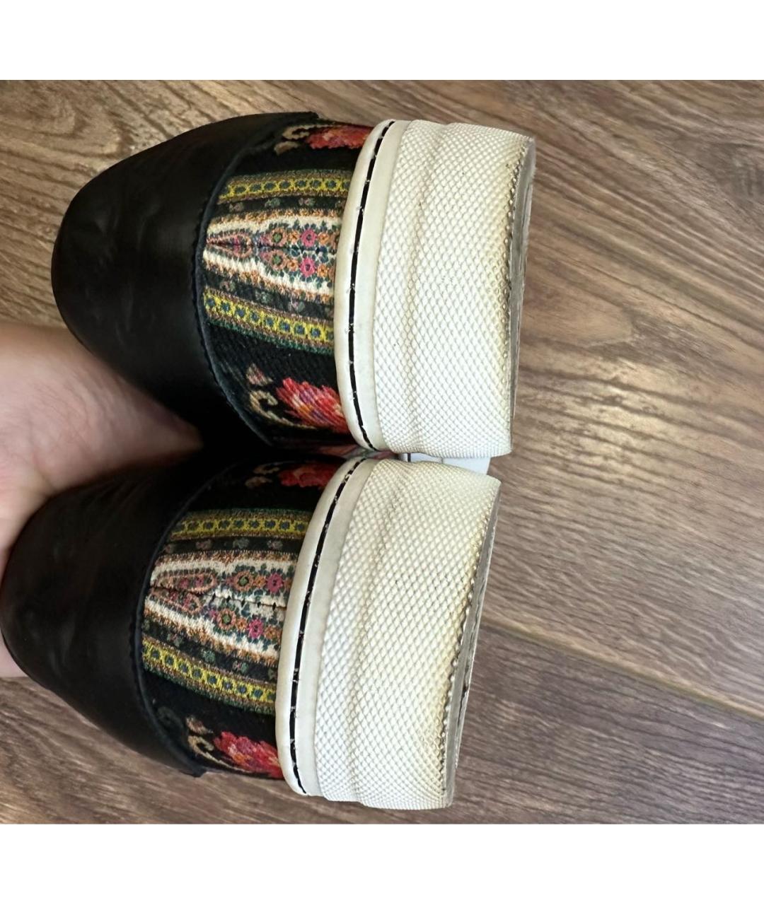 ETRO Мульти кожаные кеды, фото 8