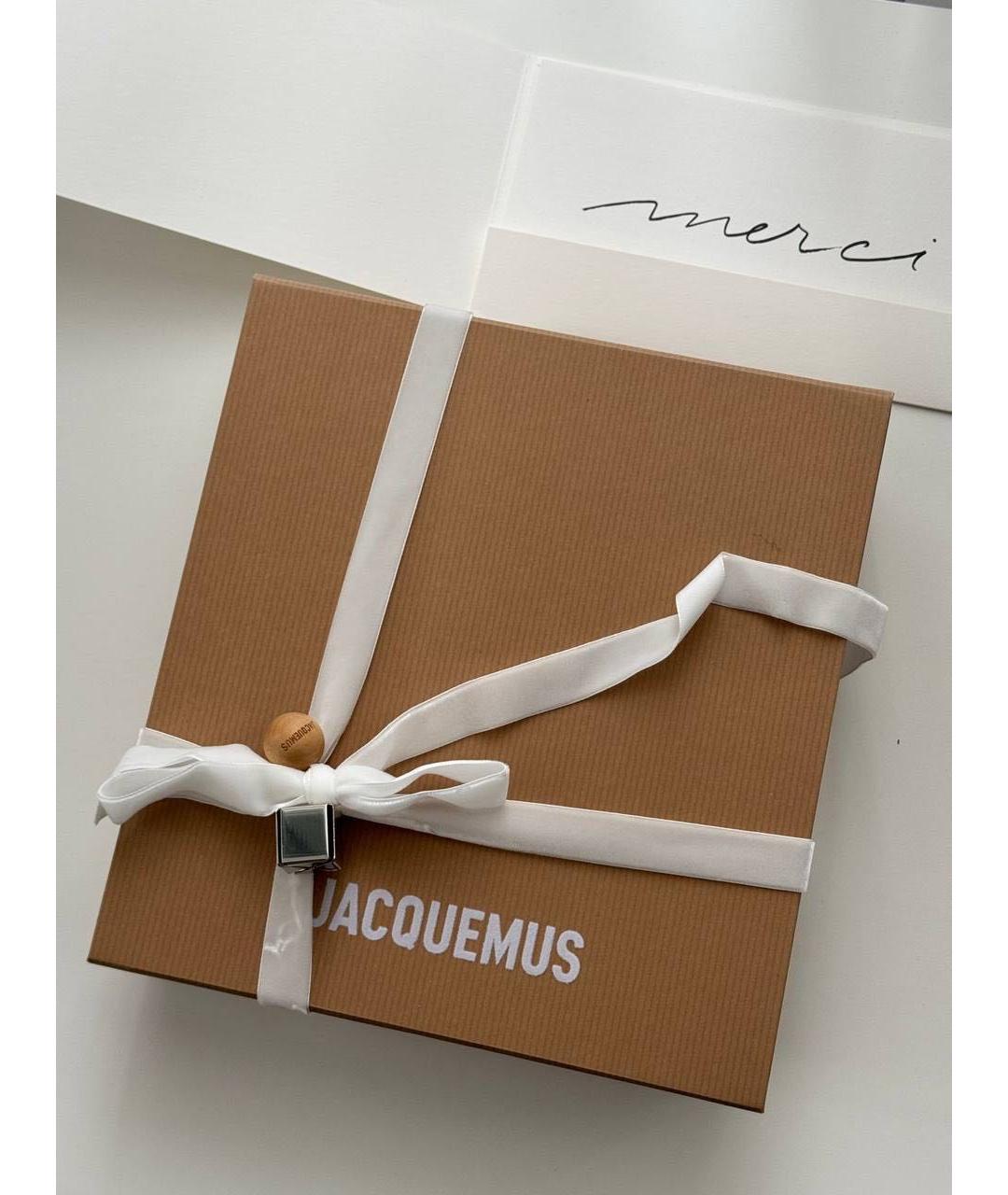JACQUEMUS Темно-синяя хлопковая кепка, фото 7