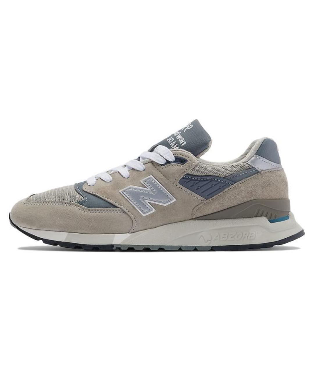 NEW BALANCE Серые кроссовки, фото 3