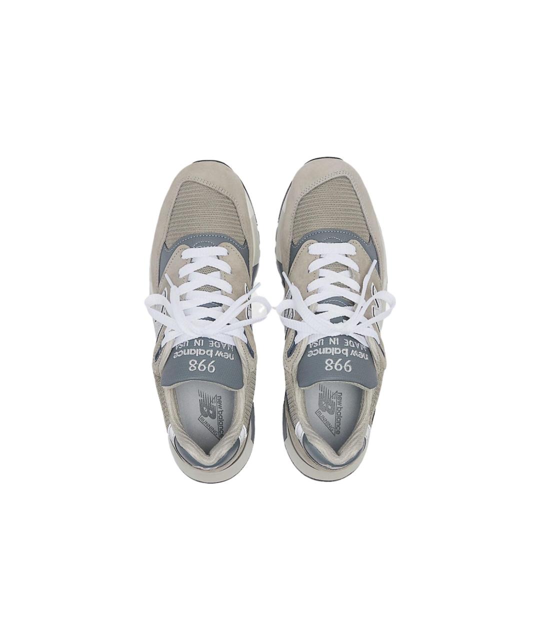 NEW BALANCE Серые кроссовки, фото 4