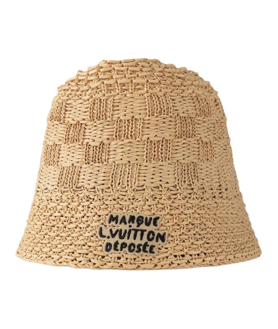 LOUIS VUITTON Коричневая шляпа, фото 1