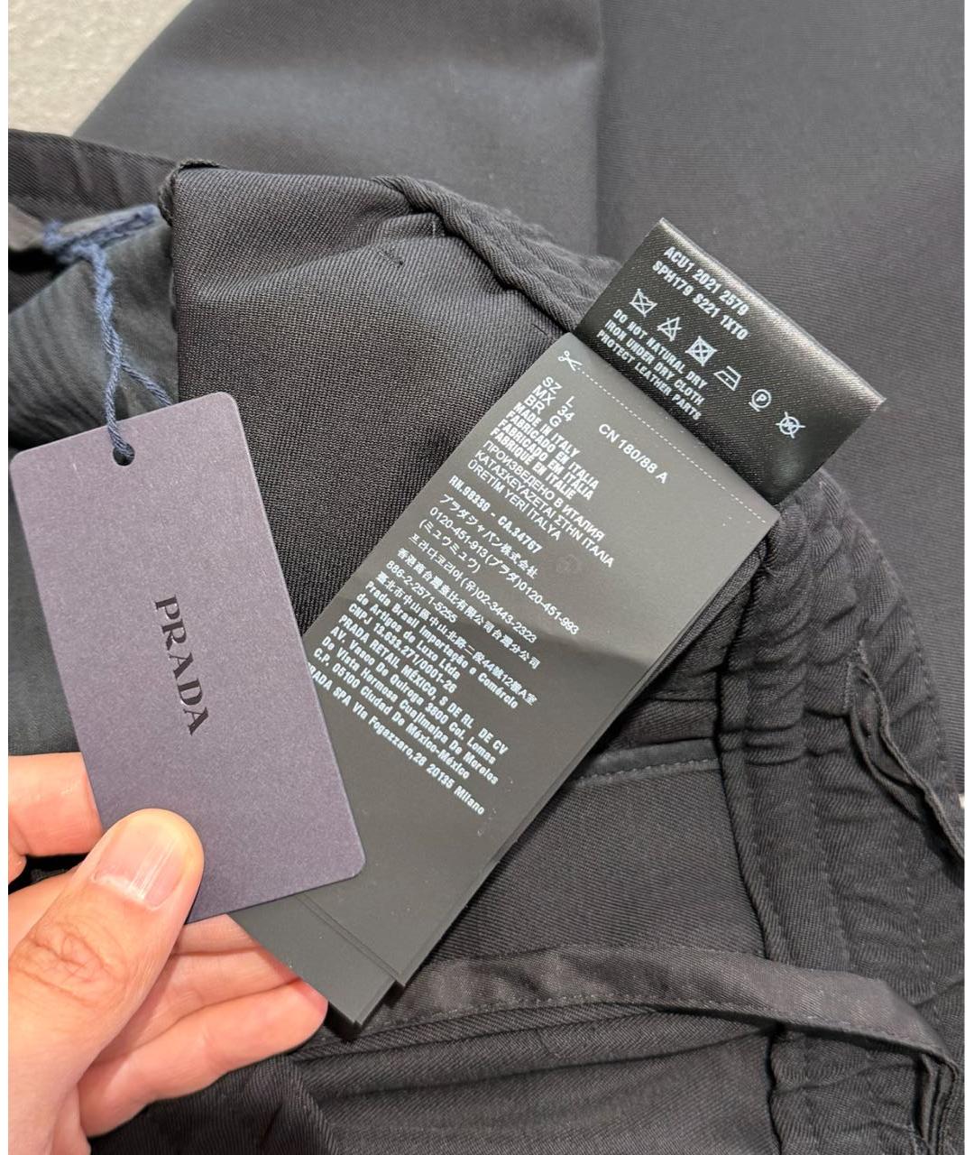 PRADA Черные шорты, фото 7