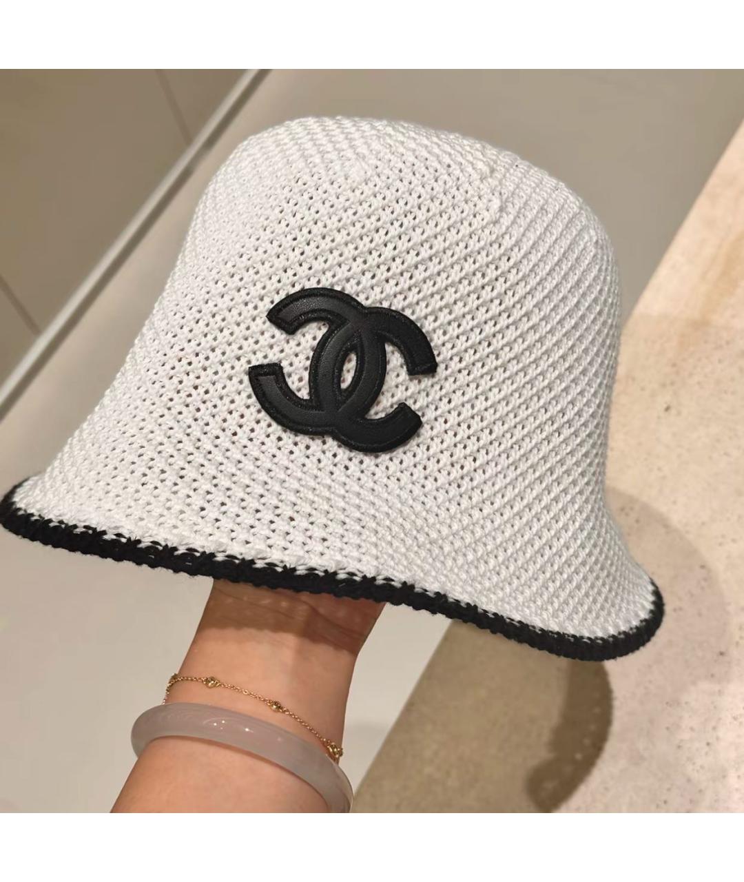 CHANEL Белая панама, фото 6