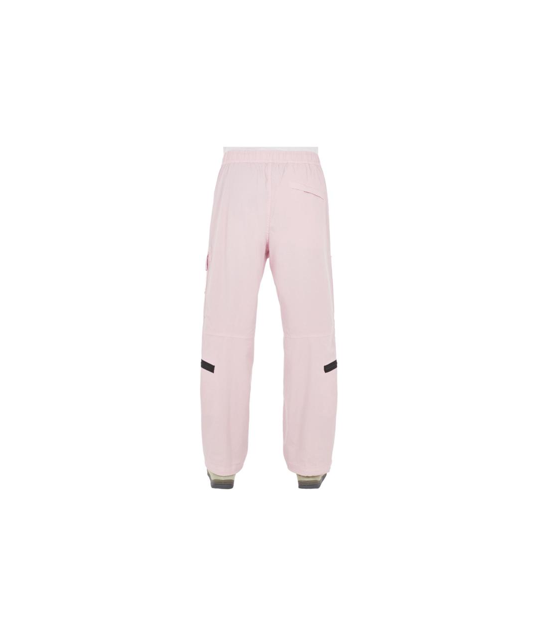 STONE ISLAND Розовые повседневные брюки, фото 2