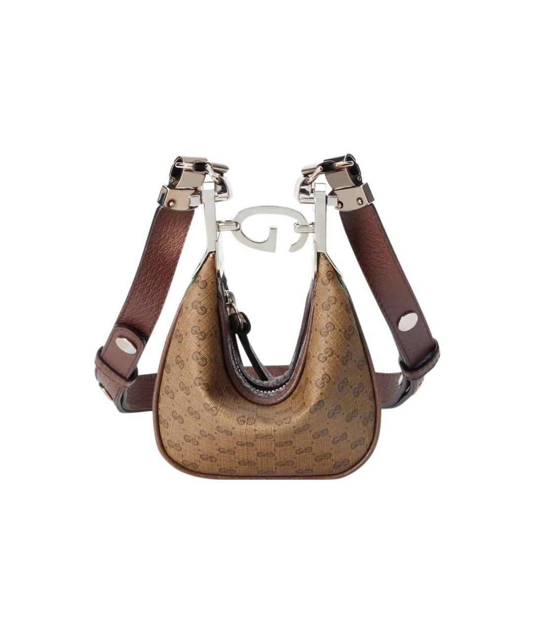 GUCCI Коричневая сумка через плечо, фото 4