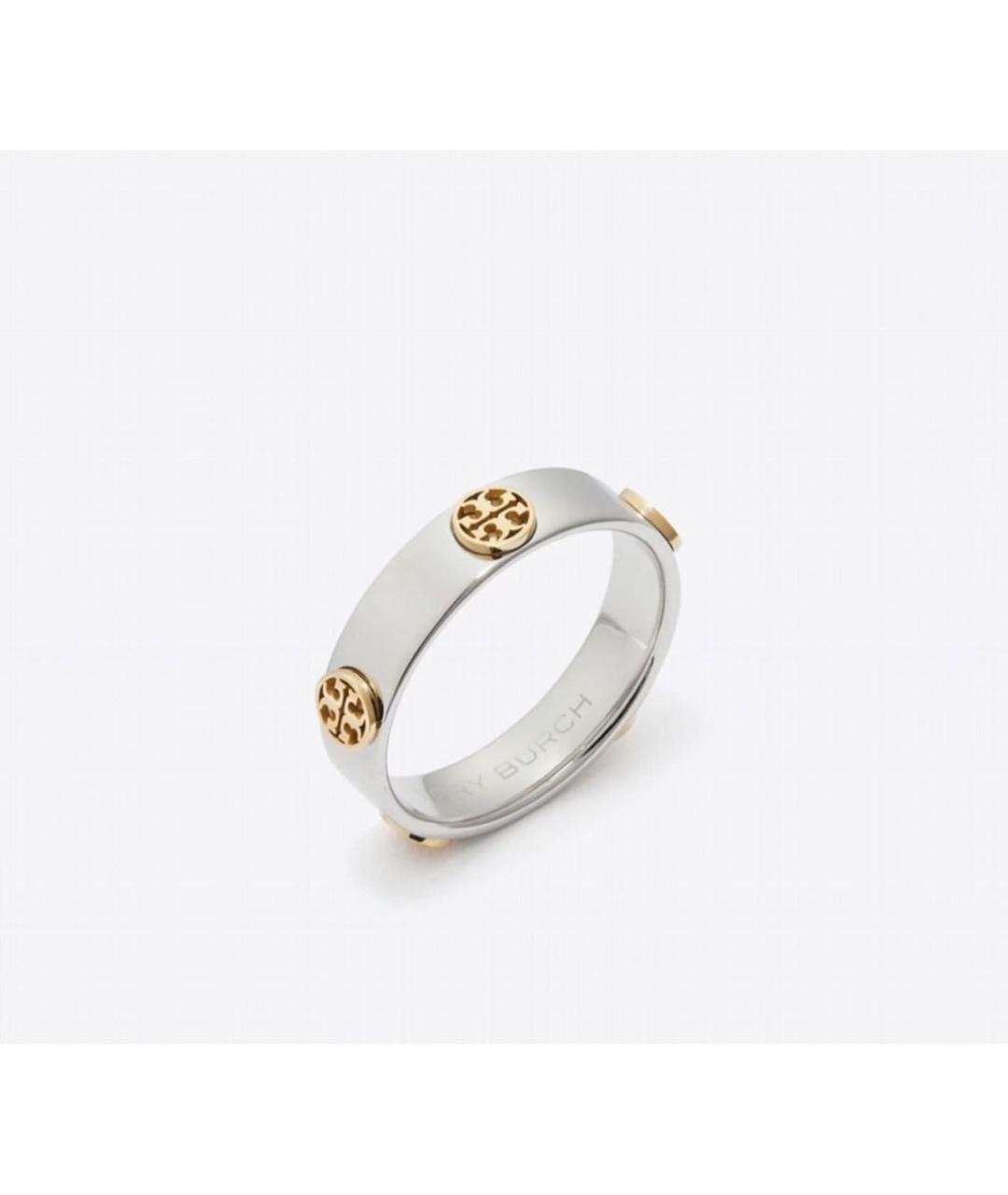 TORY BURCH Серебряное металлическое кольцо, фото 8