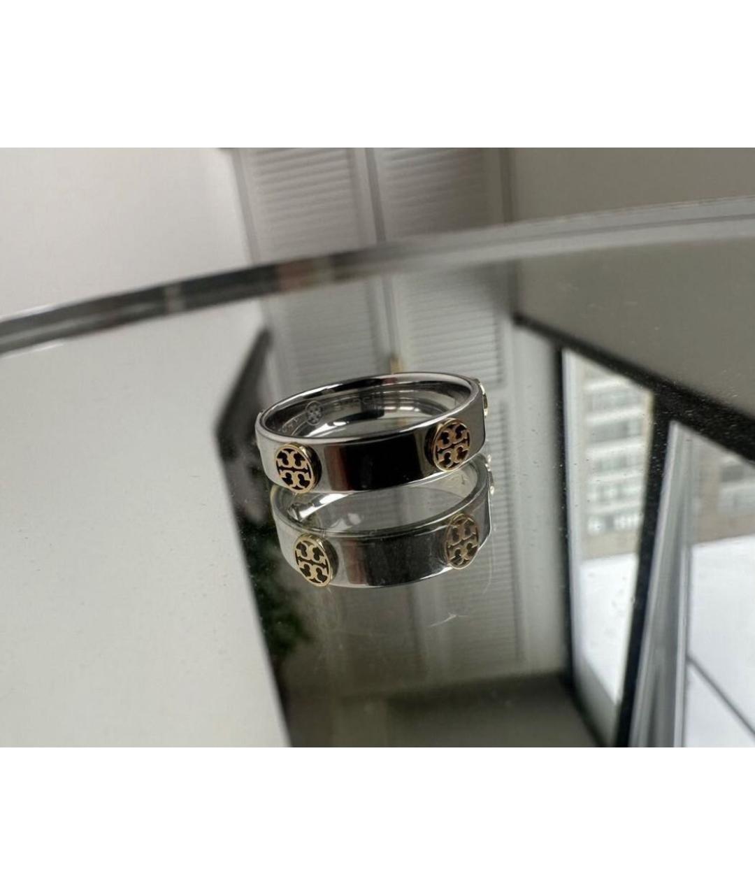 TORY BURCH Серебряное металлическое кольцо, фото 2