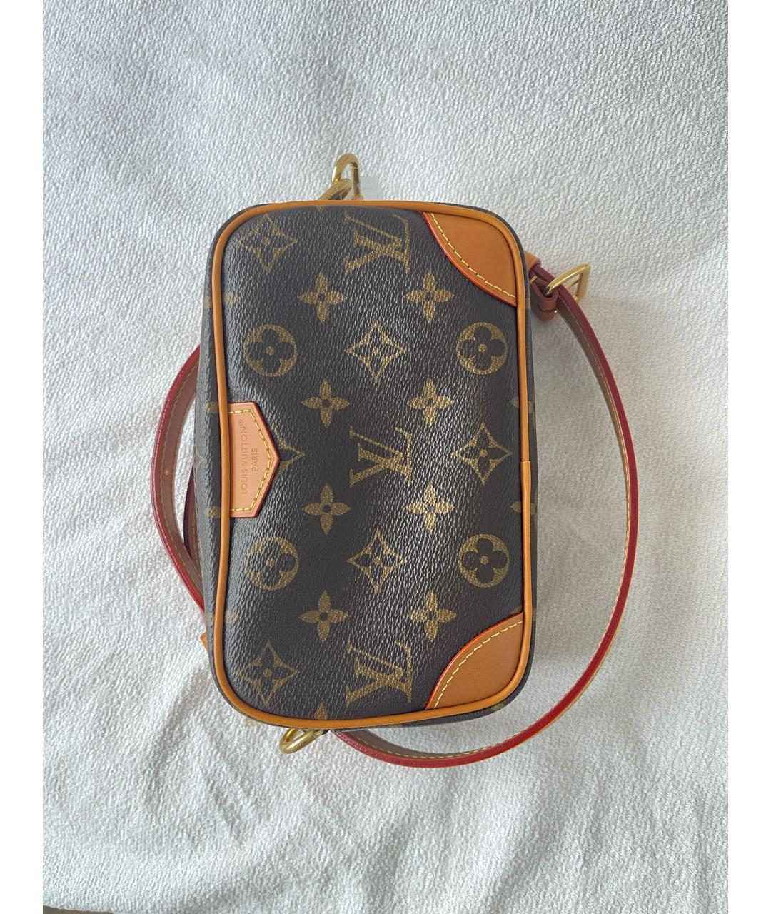 LOUIS VUITTON Коричневая сумка через плечо, фото 8