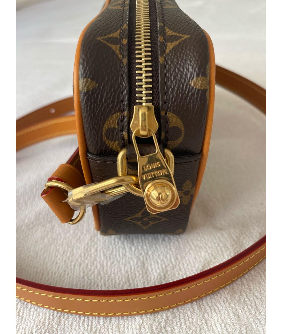 LOUIS VUITTON Коричневая сумка через плечо, фото 6