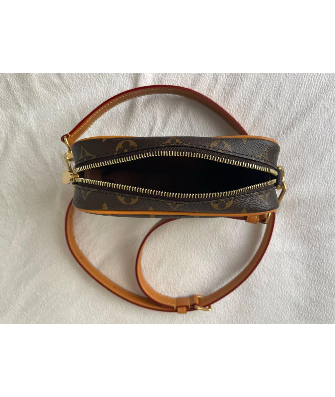 LOUIS VUITTON Коричневая сумка через плечо, фото 3