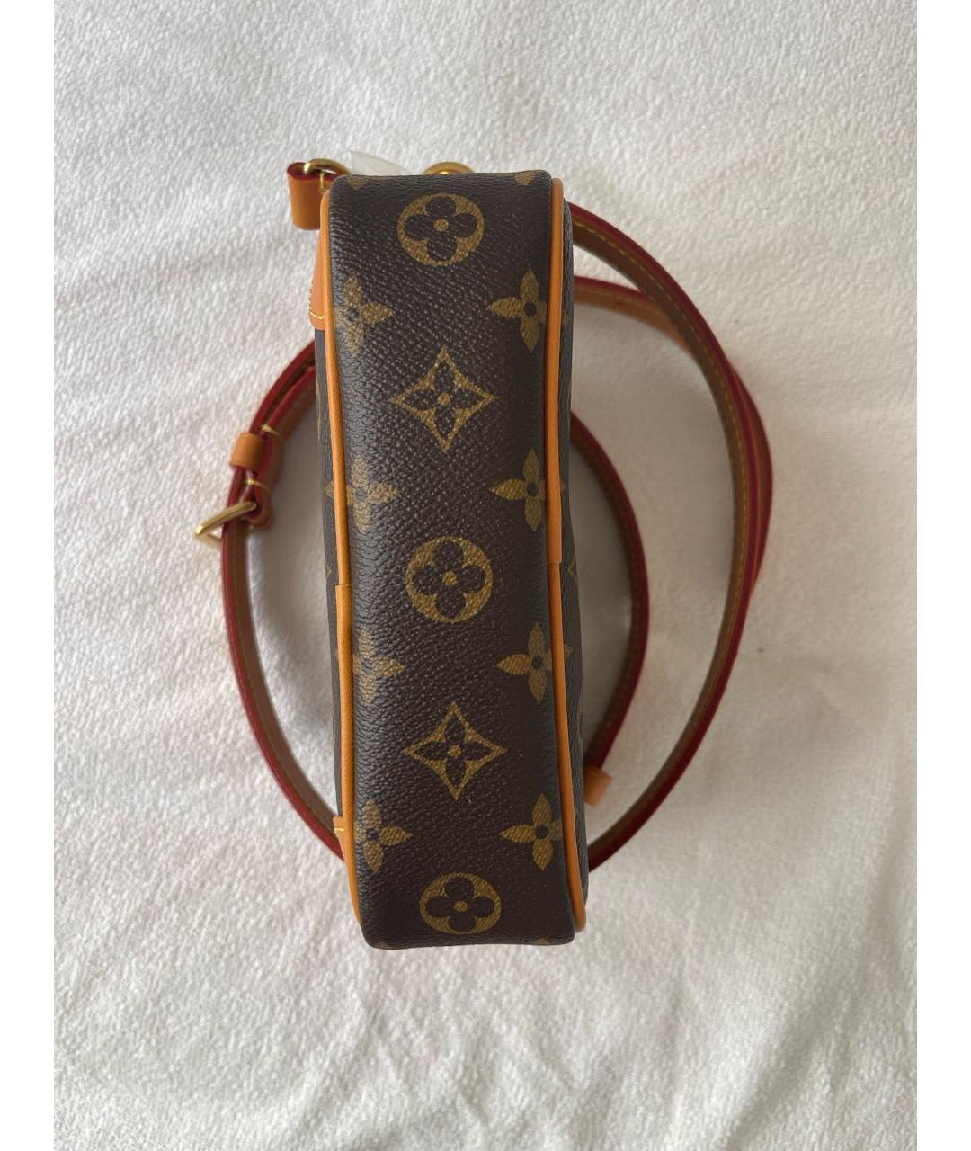 LOUIS VUITTON Коричневая сумка через плечо, фото 4