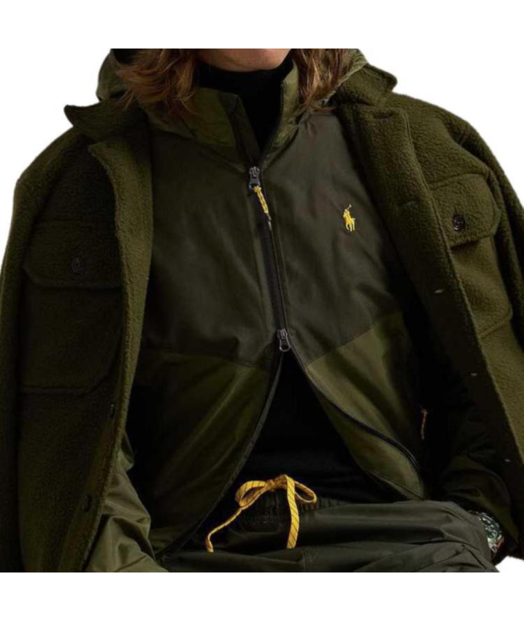 POLO RALPH LAUREN Хаки полиэстеровая куртка, фото 5