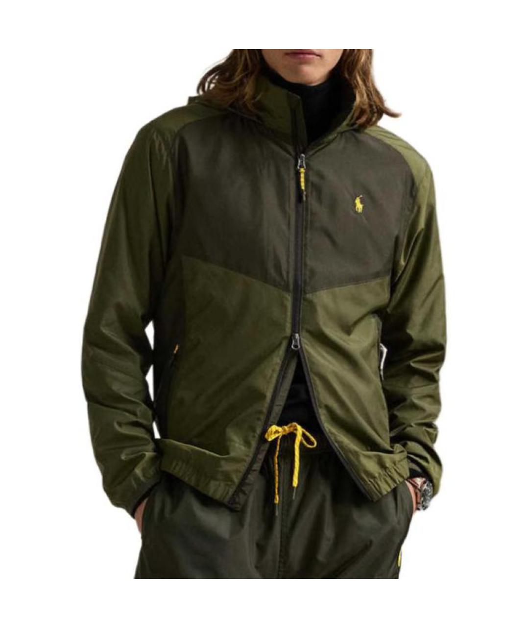POLO RALPH LAUREN Хаки полиэстеровая куртка, фото 3