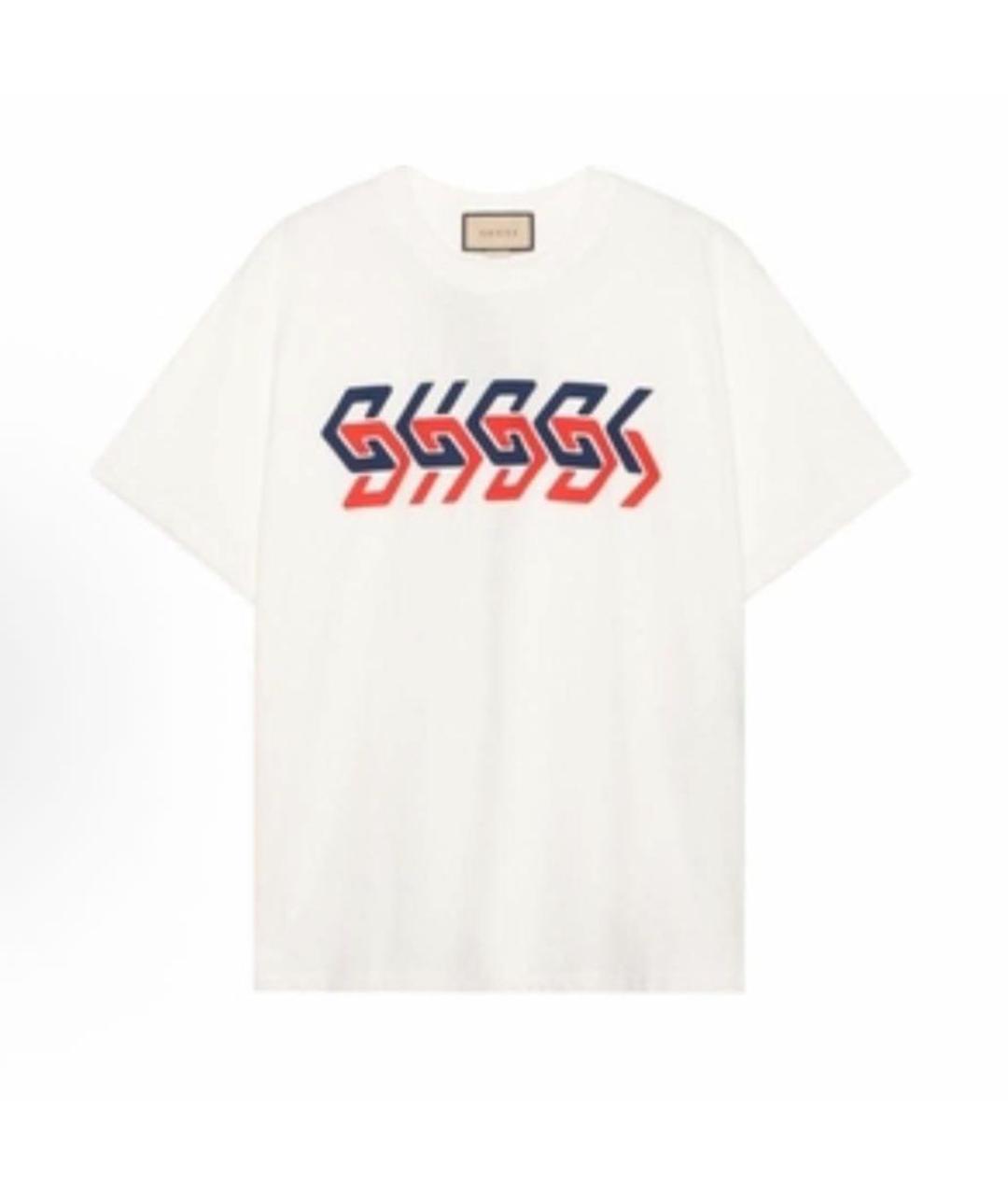 GUCCI Белая футболка, фото 9
