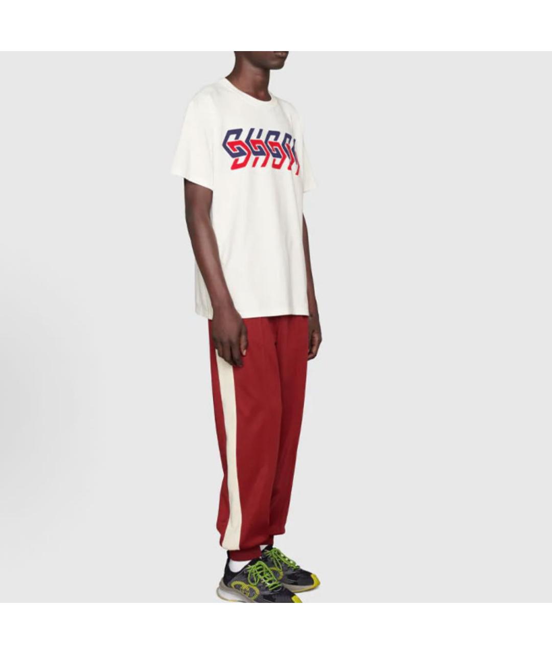 GUCCI Белая футболка, фото 3