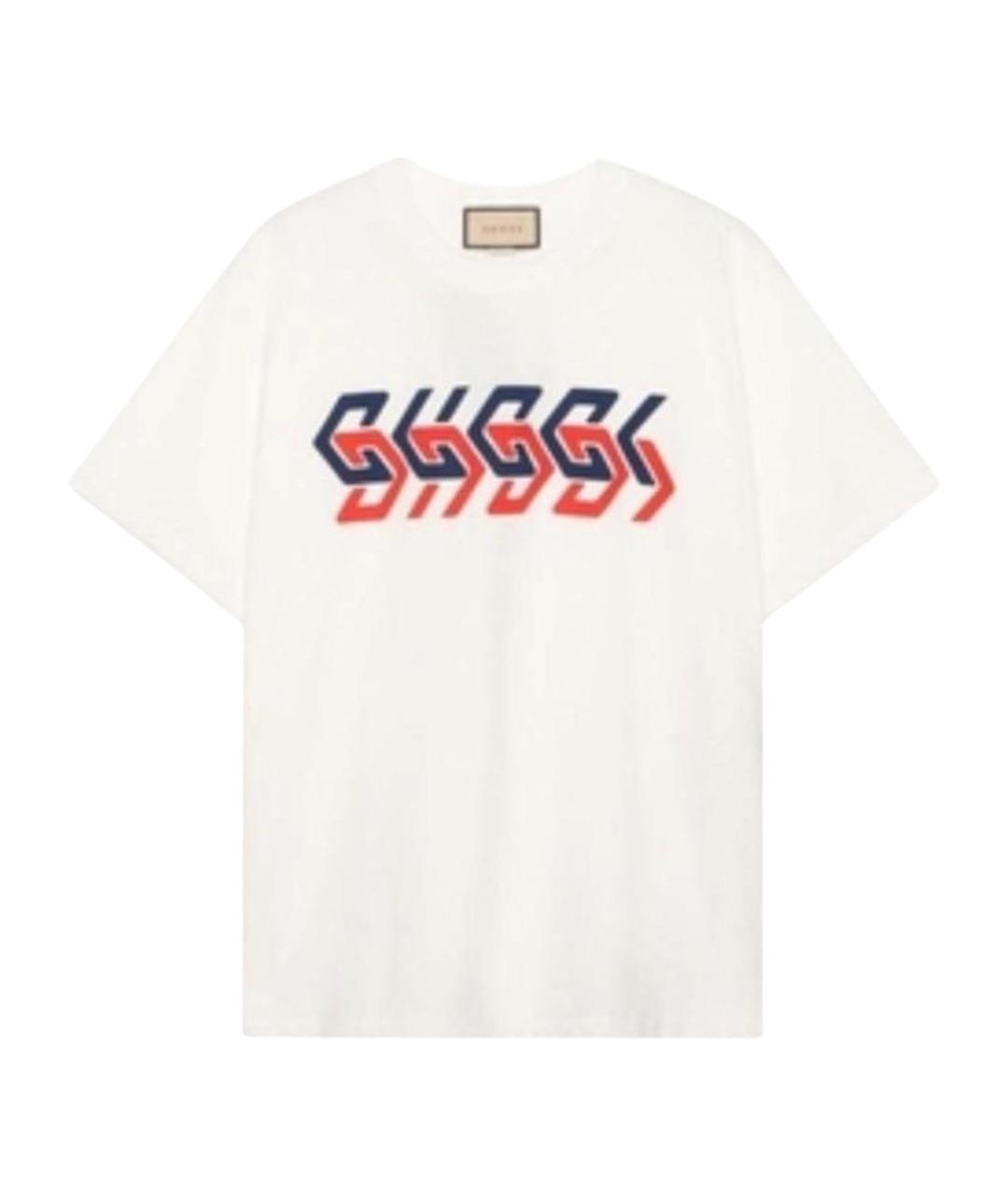 GUCCI Белая футболка, фото 1