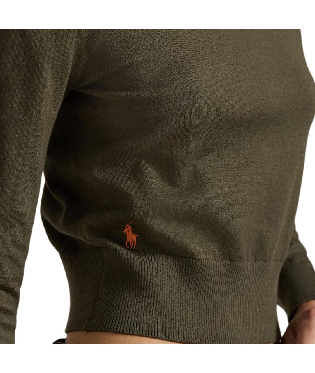 POLO RALPH LAUREN Зеленый джемпер / свитер, фото 2