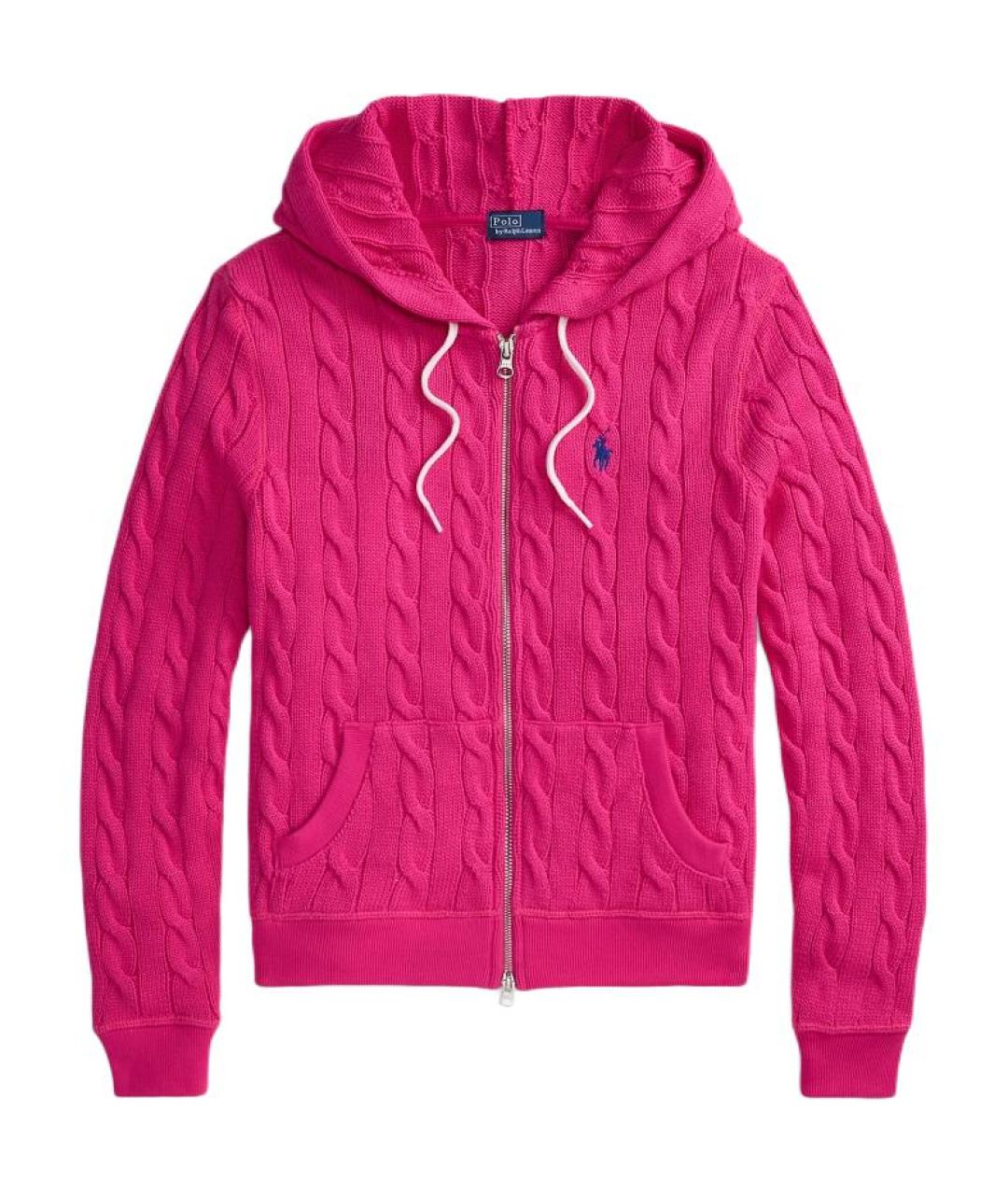 POLO RALPH LAUREN Фуксия хлопковый джемпер / свитер, фото 1
