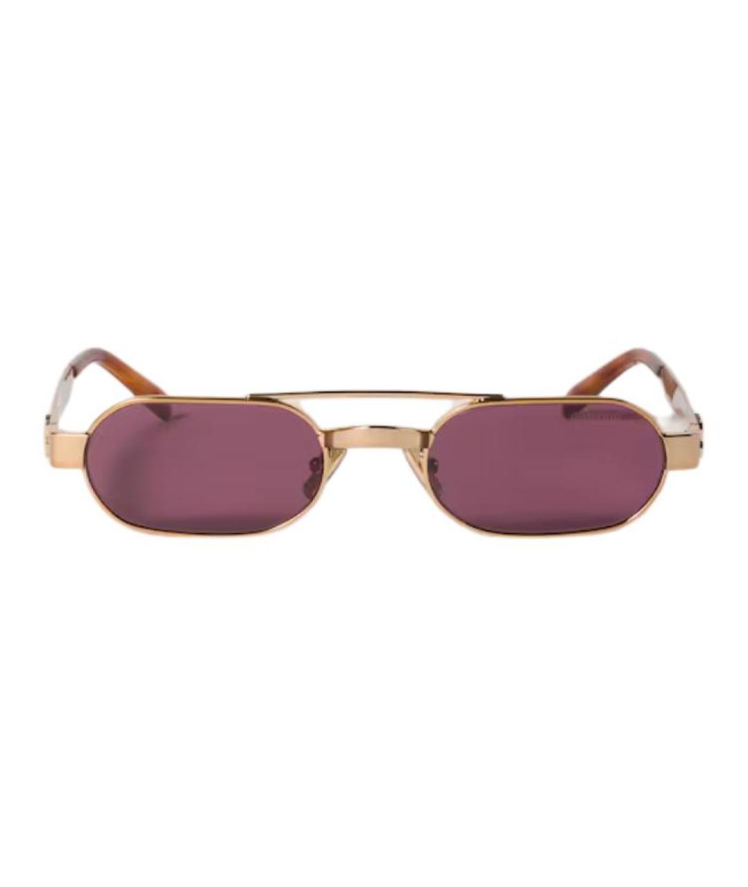 MIU MIU Красные металлические солнцезащитные очки, фото 1