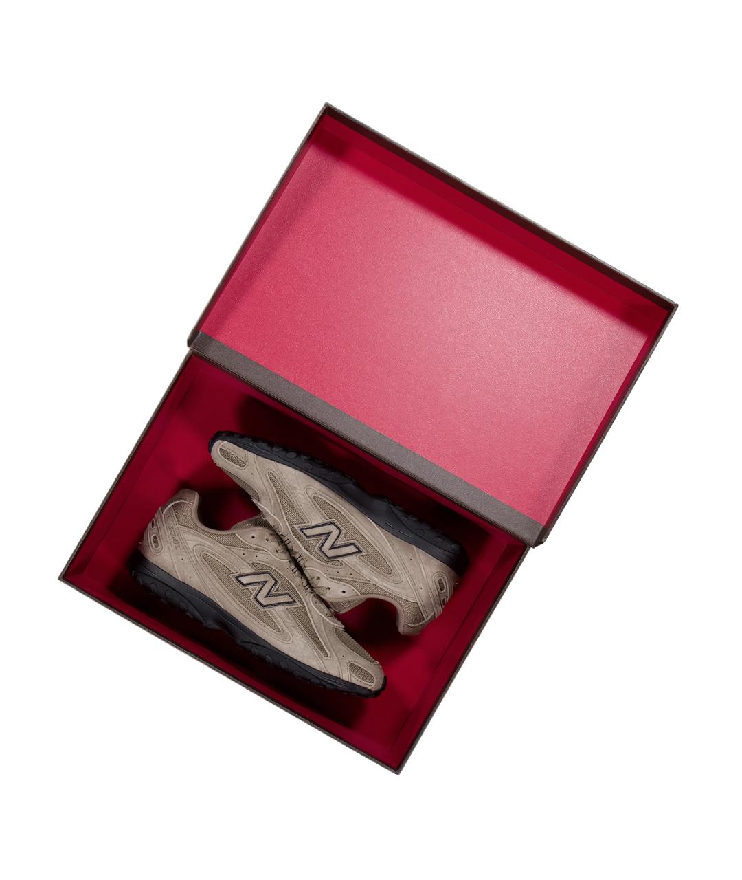 NEW BALANCE Коричневые замшевые кроссовки, фото 3