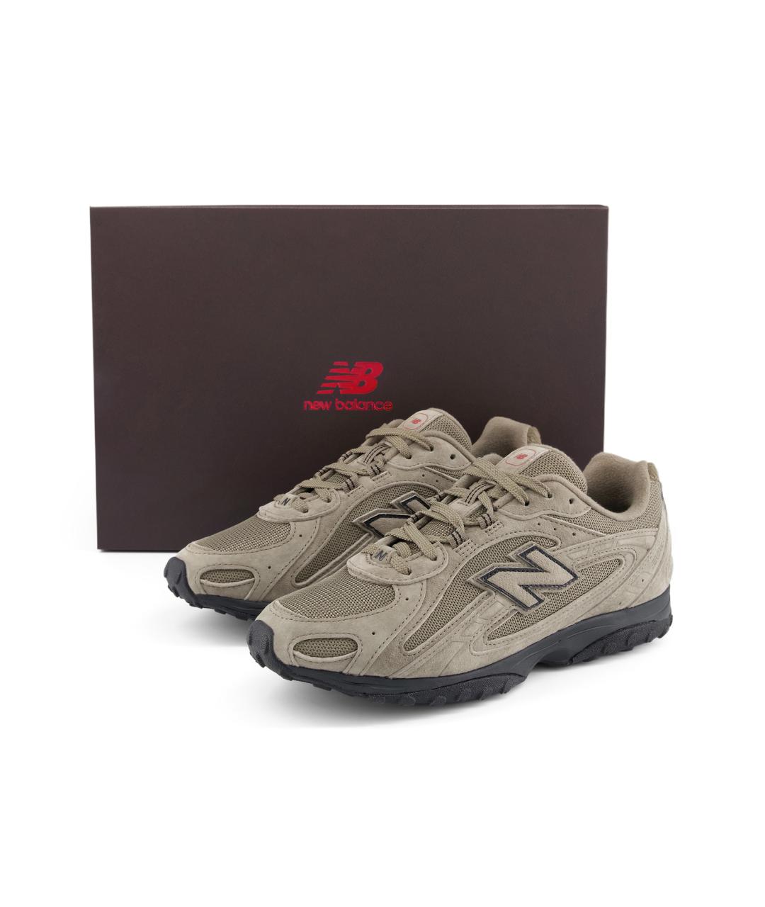 NEW BALANCE Коричневые замшевые кроссовки, фото 2