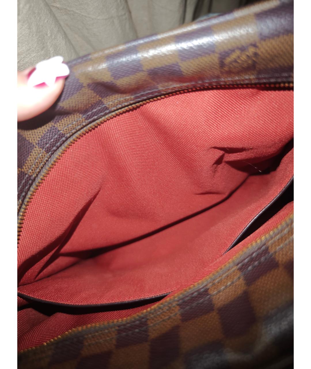 LOUIS VUITTON Коричневая сумка через плечо, фото 4