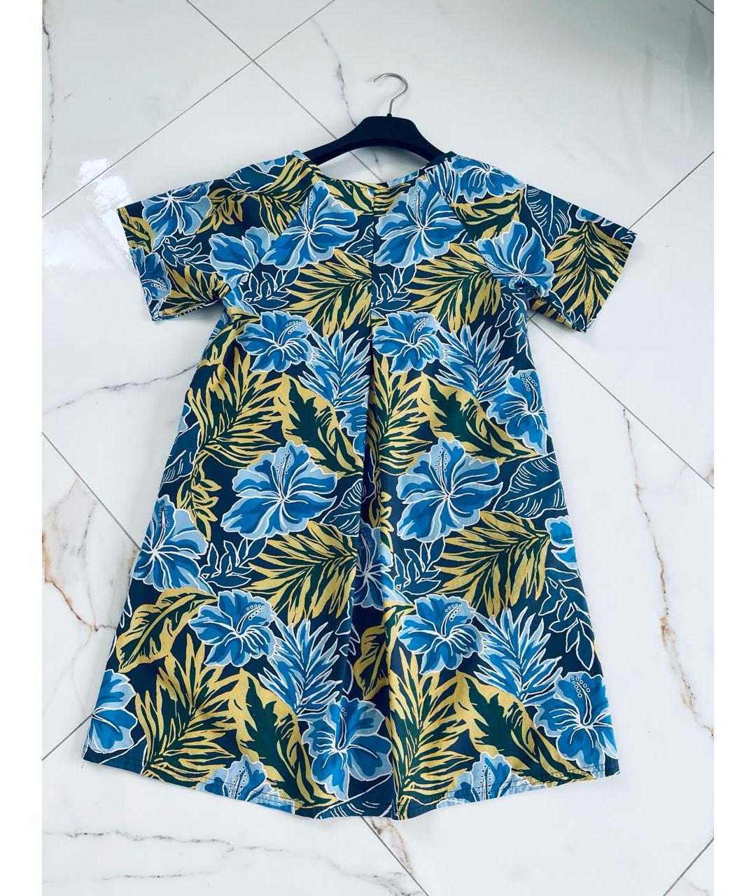 WEEKEND MAX MARA Мульти хлопковое повседневное платье, фото 2