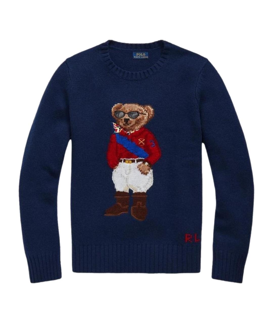 POLO RALPH LAUREN Темно-синий джемпер / свитер, фото 1