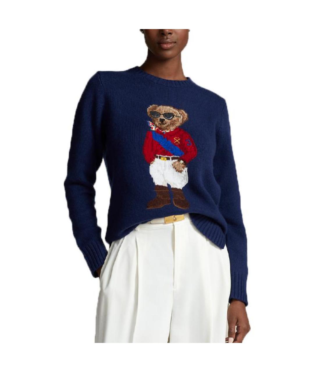 POLO RALPH LAUREN Темно-синий джемпер / свитер, фото 3