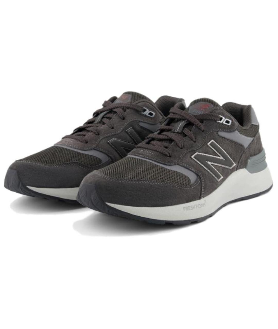 NEW BALANCE Серые низкие кроссовки / кеды, фото 3