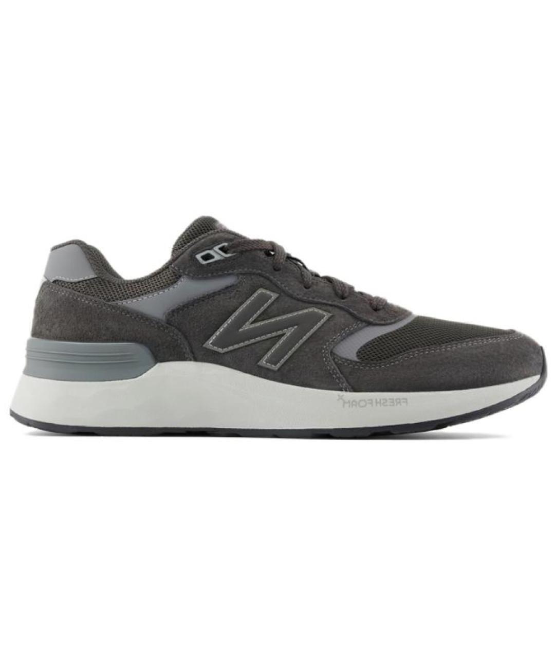 NEW BALANCE Серые низкие кроссовки / кеды, фото 1
