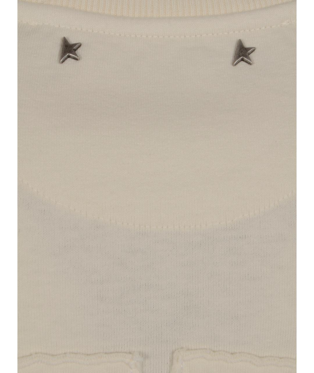 GOLDEN GOOSE DELUXE BRAND Белая хлопковая классическая рубашка, фото 3
