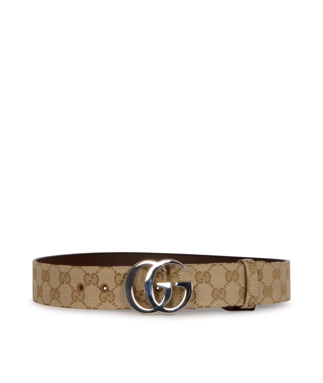 GUCCI Бежевый ремень, фото 1