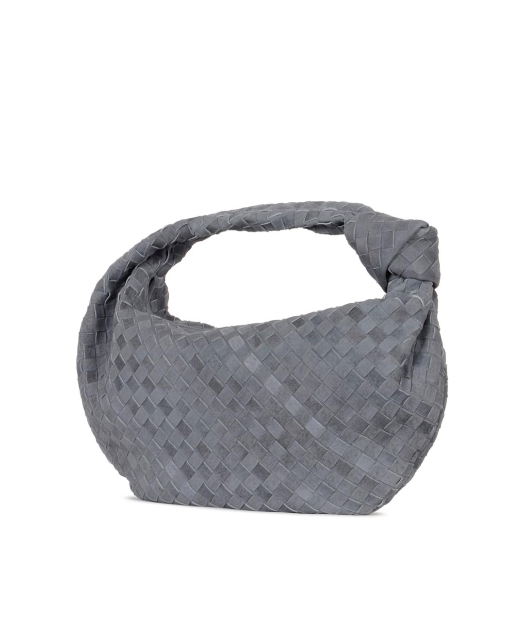 BOTTEGA VENETA Голубая замшевая сумка через плечо, фото 2