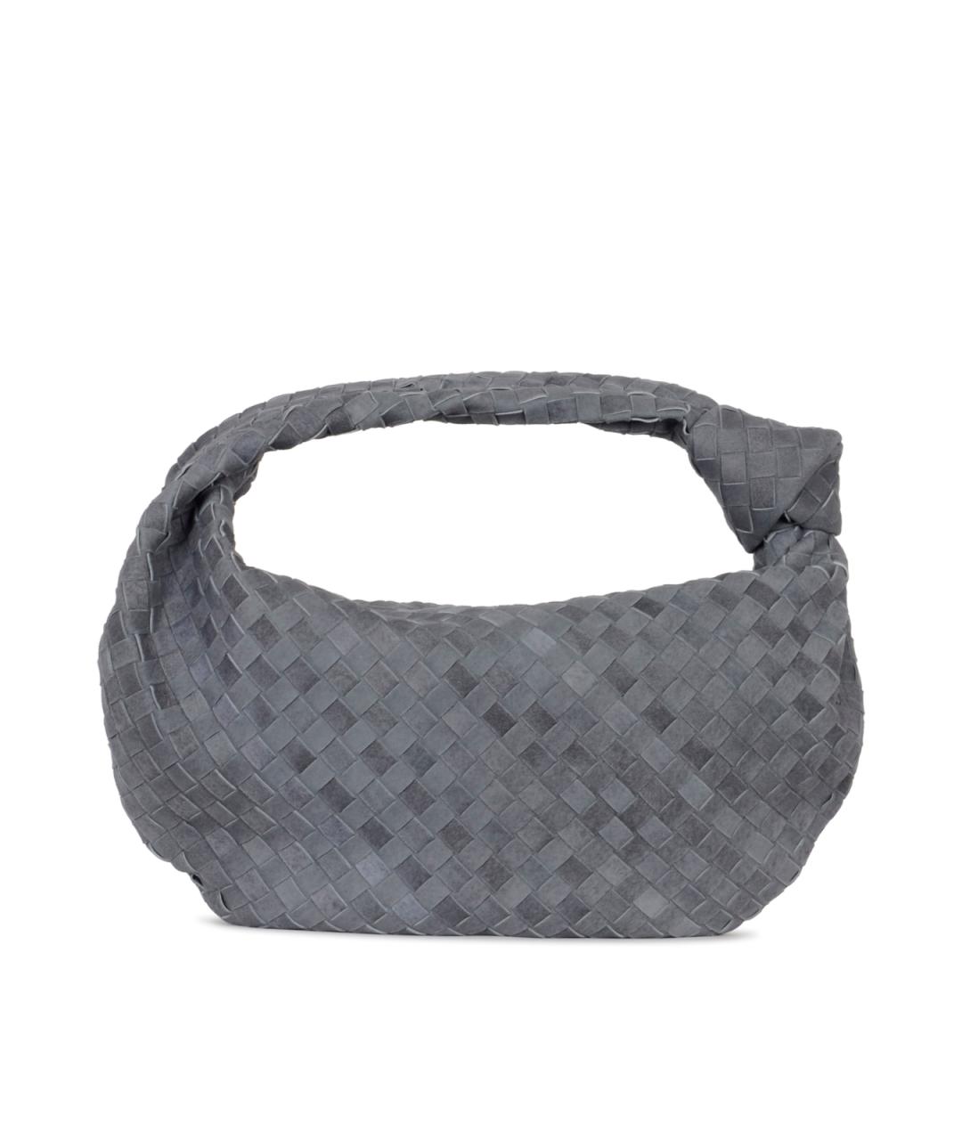 BOTTEGA VENETA Голубая замшевая сумка через плечо, фото 1