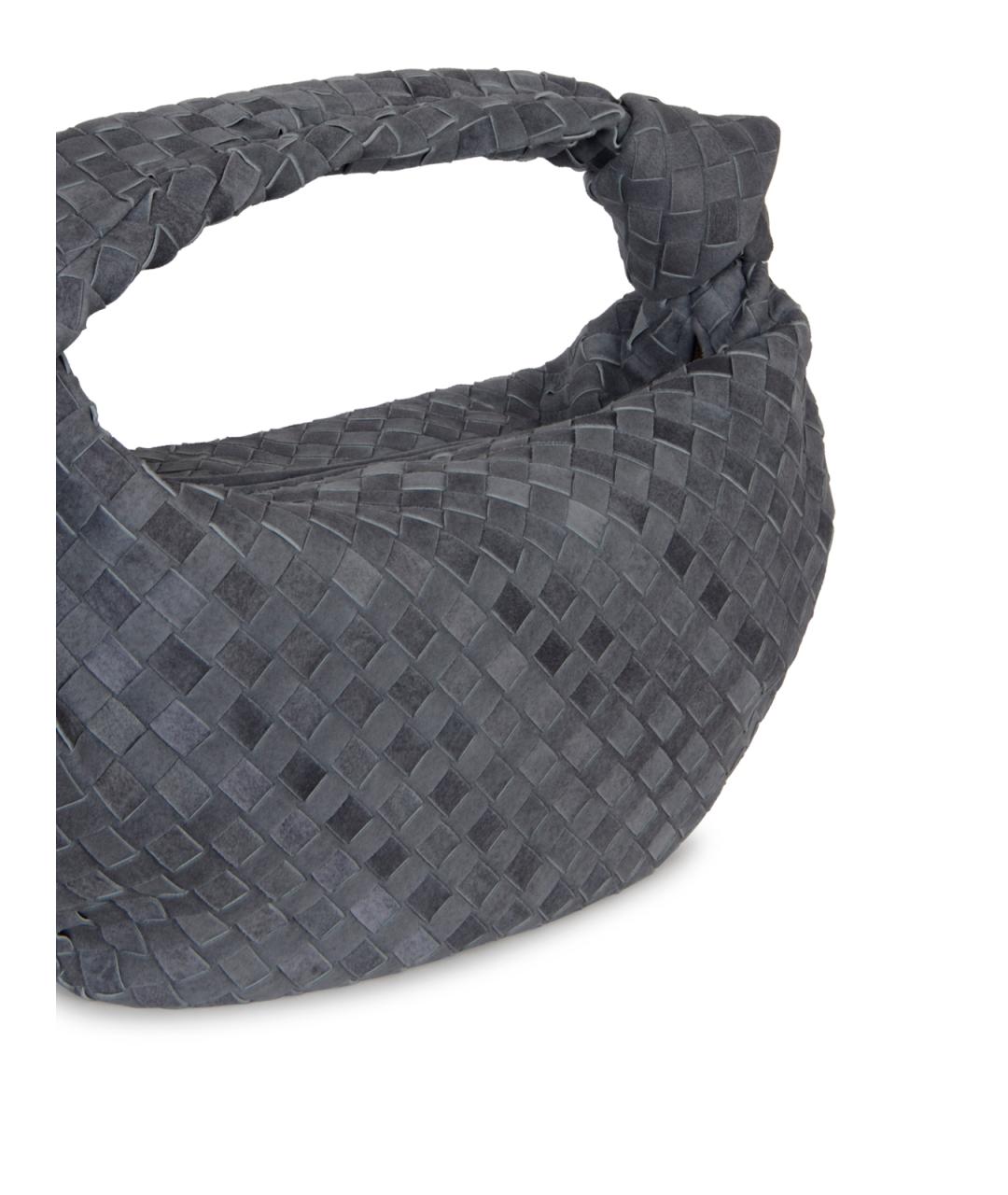 BOTTEGA VENETA Голубая замшевая сумка через плечо, фото 4