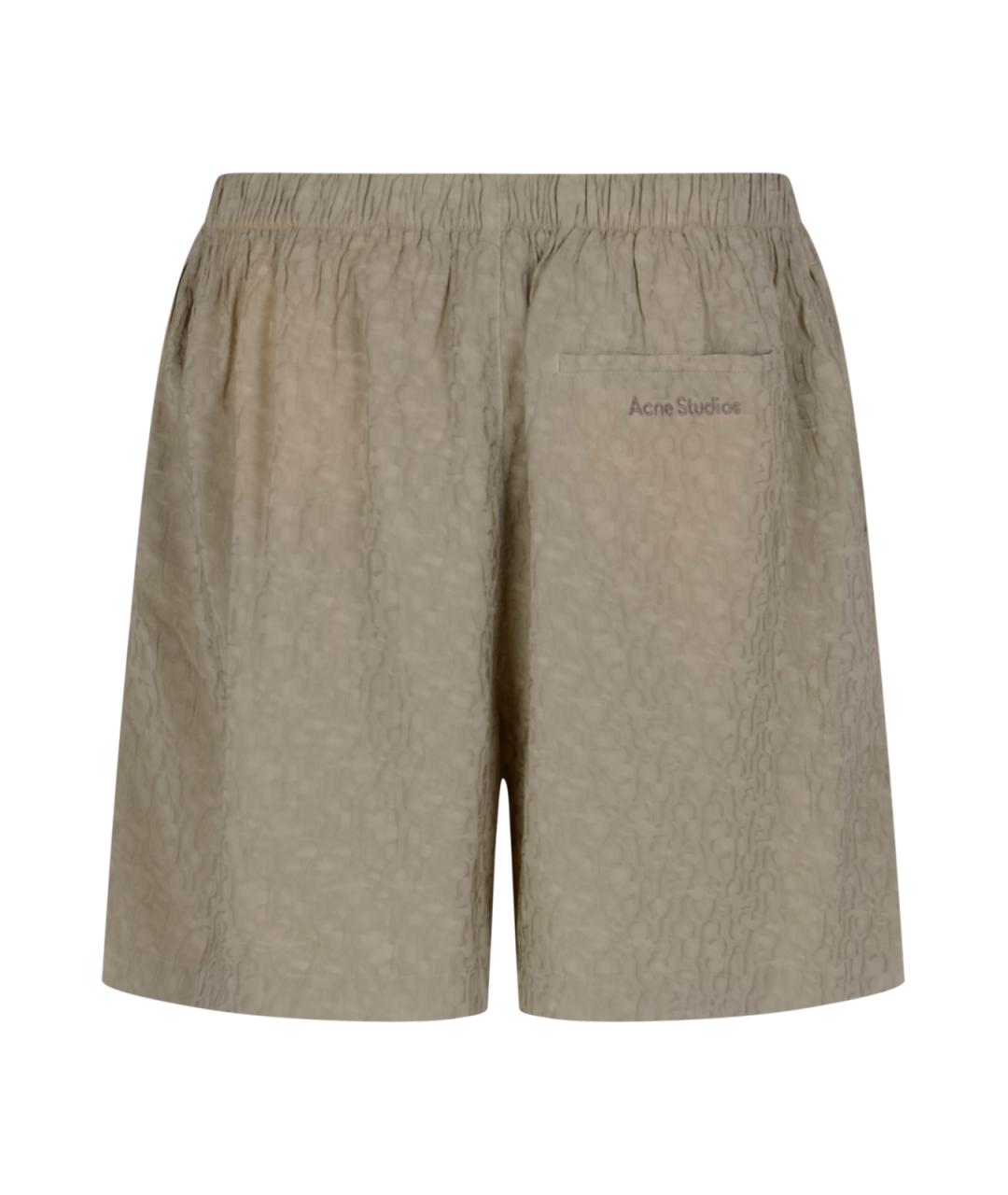 ACNE STUDIOS Серые вискозные шорты, фото 2