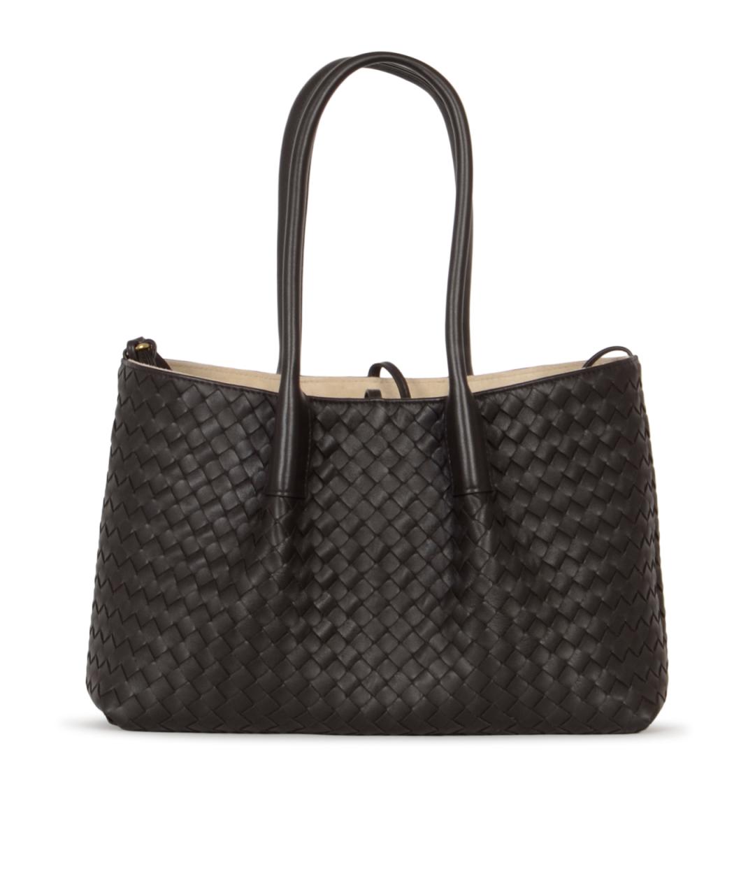 BOTTEGA VENETA Черная сумка тоут, фото 3
