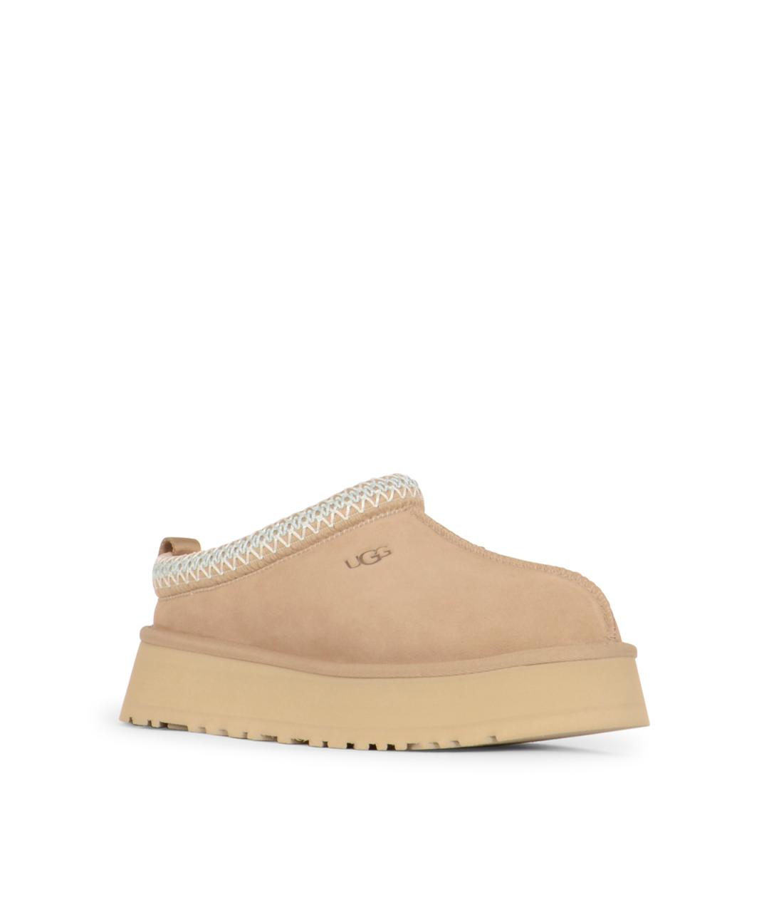 UGG AUSTRALIA Бежевые нубуковые сабо, фото 2