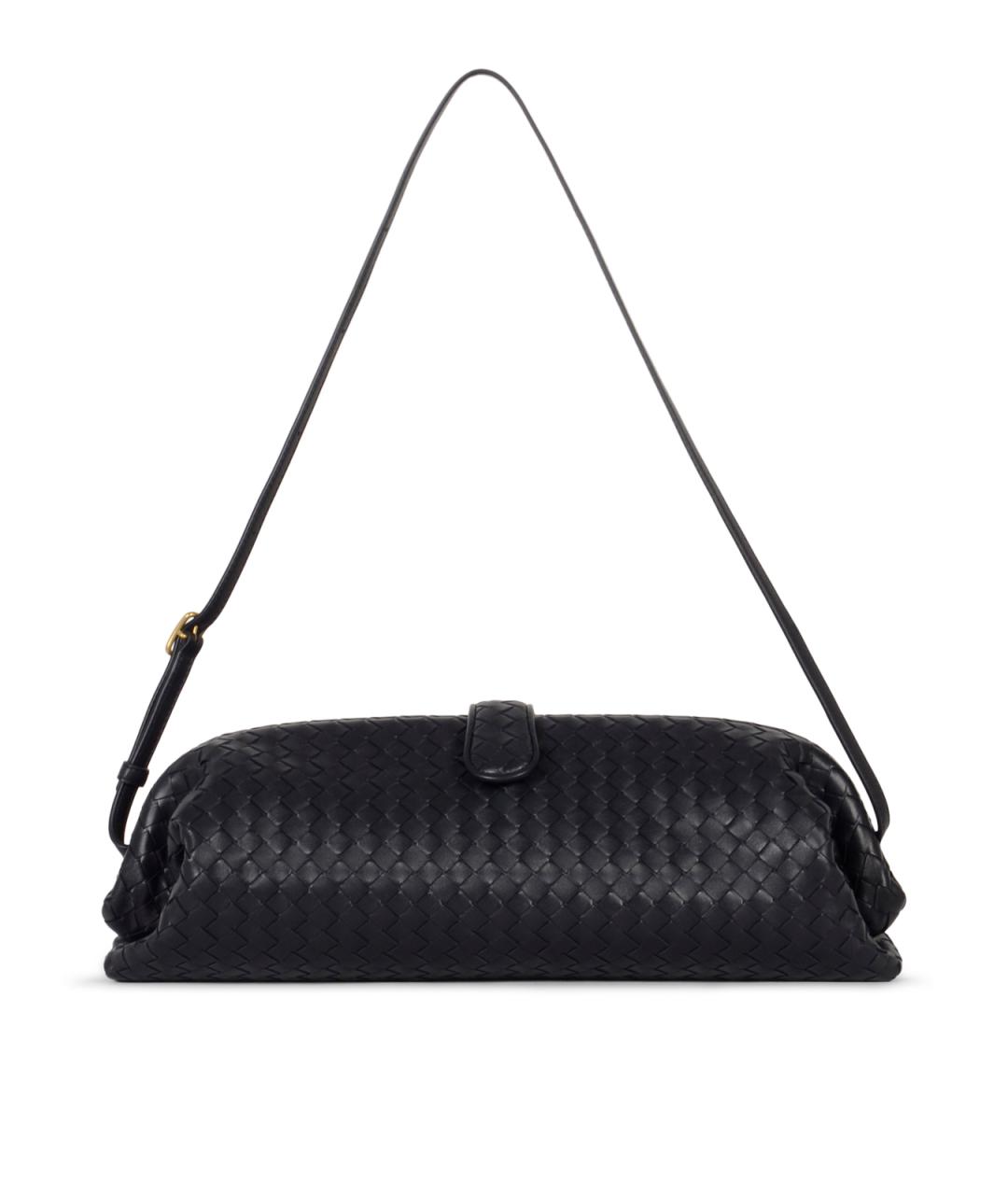 BOTTEGA VENETA Черная сумка с короткими ручками, фото 1