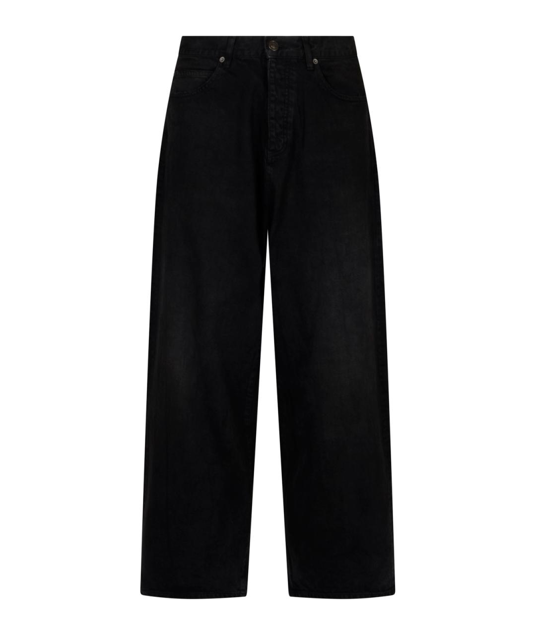 BALENCIAGA Коричневые хлопковые повседневные брюки, фото 1